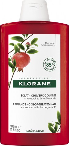 KLORANE - Shampoo with Pomegranate Σαμπουάν για Βαμμένα Μαλλιά με Εκχύλισμα Ροδιού BIO, 400ml