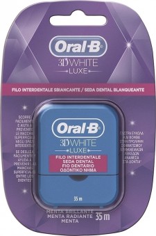 ORAL-B - 3D White Luxe Οδοντικό Νήμα Με Γεύση Μέντα, 35m