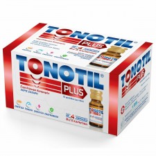 TONOTIL PLUS - Συμπλήρωμα Διατροφής με 4 Αμινοξέα B12 +& Καρνιτίνη 15x10ml