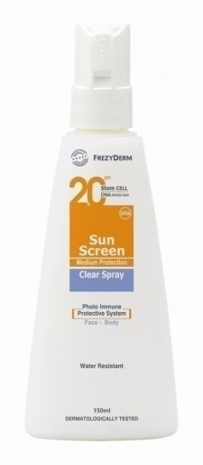 FREZYDERM - Sunscreen Clear Spray Spf20 150 ml