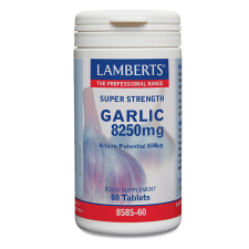 LAMBERTS - Garlic 8250mg Συμπλήρωμα Διατροφής Για Το Καρδειαγγειακό Σύστημα 60 Ταμπλέτες [8585-60]
