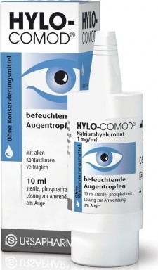 HYLO - Comod Οφθαλμικές Σταγόνες με Υαλουρονικό Οξύ για Ξηροφθαλμία 10ml