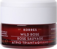 KORRES - Kρέμα Ημέρας για Λάμψη & Πρώτες Ρυτίδες με Άγριο Τριαντάφυλλο Ξηρές Επιδερμίδες 40ml