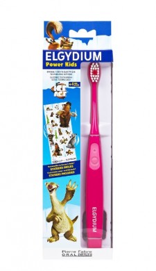 ELGYDIUM - Power Kids Ice Age Toothbrush Pink Ηλεκτρική Οδοντόβουρτσα Για Παιδιά 4+ χρονών 1 τμχ