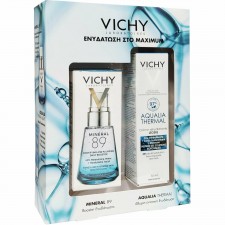 VICHY - Promo Mineral 89 Probiotic Fractions Booster Ενυδάτωσης, 30ml & Vichy Aqualia Thermal Light 48ωρη Εντατική Ενυδάτωση, 30ml