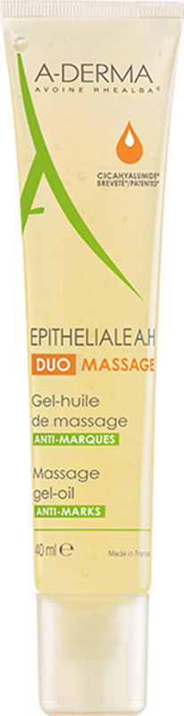 A-DERMA - Epitheliale Ah Duo Massage Gel-Huil Έλαιο Για Μασάζ Κατά Των Δερματικών Σημαδιών 40ml