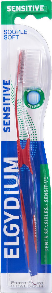 ELGYDIUM - Sensitive Toothbrush Soft Μαλακή Οδοντόβουρτσα Κατάλληλη για Ευαίσθητα Δόντια 1 τμχ