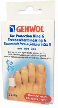GEHWOL - Toe Protection Ring G Μini, Προστατευτικός Δακτύλιος Δακτύλων Ποδιού G Mini, 18mm 2τμχ