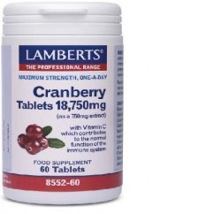 LAMBERTS - Cranberry tablets 18,750mg (as a 750mg extract), 60 tabs