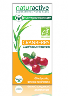NATURACTIVE - Cranberry Bio - Συμπλήρωμα Διατροφής Κράνμπερι, 60 κάψουλες
