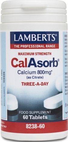 LAMBERTS - Calasorb Calcium 800mg 60tabs