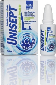 INTERMED - Unisept Interdental Cleanser για τον Καθαρισμό των Μεσοδόντιων Διαστημάτων 30ml