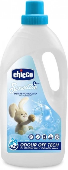 CHICCO - Sensitive 0+m Υγρό Συμπυκνωμένο Απορρυπαντικό Πλυντηρίου Ρούχων Για Μωρά 1.5lt