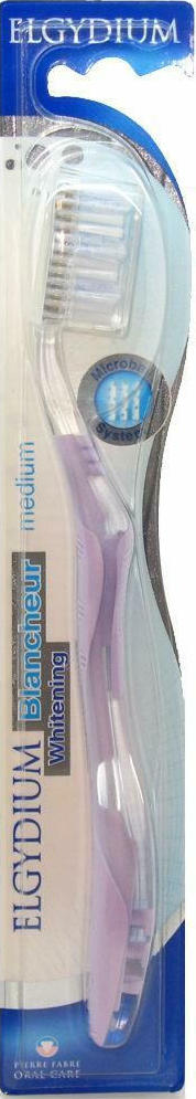 ELGYDIUM - Whitening Medium Toothbrush Μέτρια Οδοντόβουρτσα για Λεύκανση 1τμχ