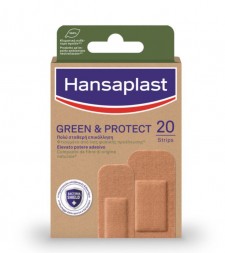 HANSAPLAST - Green & Protect Eco Friendly Αυτοκόλλητα Επίθεματα Πληγών, 20τμχ