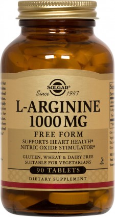 SOLGAR - L-Arginine 1000mg Αργινίνη Για Τη Σωστή Λειτουργία Των Κυττάρων & Του Μεταβολισμού 90 Φυτικές Κάψουλες