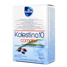COSVAL -  Kolestina 10 Complex Συμπλήρωμα Για Την Χοληστερίνη 24 Κάψουλες