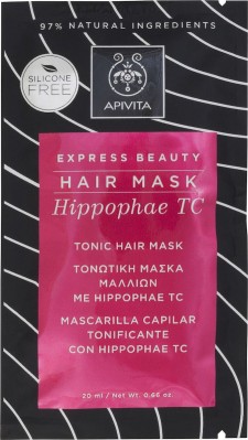 APIVITA - Τονωτική Μάσκα Μαλλιών Express Beauty με Ιπποφαές, 20ml