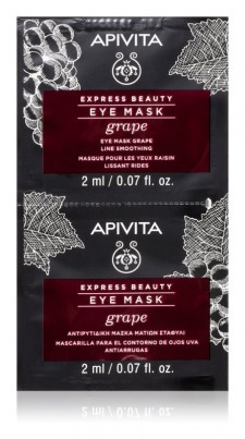 APIVITA - Express Beauty Grape Αντιρυτιδική Μάσκα Ματιών με Σταφύλι 2x2ml