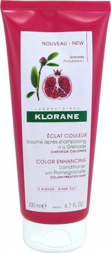 KLORANE - Color Enhancing Conditioner, Μαλακτική Κρέμα για βαμμένα μαλλιά, με εκχύλισμα ροδιού, 200ml