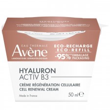 AVENE - Hyaluron Activ B3 Refill 24ωρη Κρέμα Προσώπου με Υαλουρονικό Οξύ για Αντιγήρανση 50ml