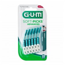 GUM - Soft Picks Advanced Large Μεσοδόντια Βουρτσάκια 651, 30 Τεμάχια