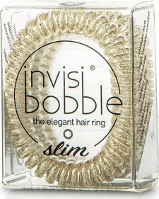 AMBITAS - Invisibobble Slim Stay Gold Λαστιχάκια Μαλλιών 3 τμχ