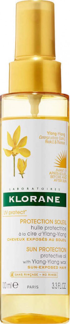 KLORANE - Ylang-Ylang Oil Προστατευτικό Έλαιο Μαλλιών με Κερί Ylang-Ylang, 100ml