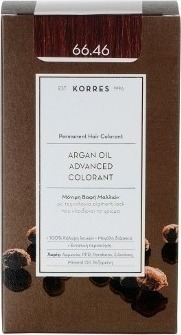 KORRES - Argan Oil Advanced Colorant Βαφή Μαλλιών 66.46 Έντονο Κόκκινο Βουργουνδίας 50ml