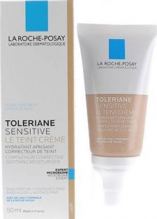LA ROCHE POSAY - Toleriane Sensitive Le Teint Cream Light Ενυδατική Κρέμα Προσώπου με Χρώμα Ανοιχτής Απόχρωσης 50ml
