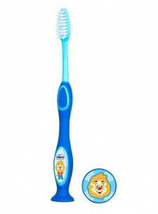 CHICCO - Παιδική Οδοντόβουρτσα 3-6 ετών Χρώμα Μπλε 1τμχ