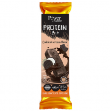 POWER HEALTH - Protein Bar Cookies & Cream Flavor Dark Chokolate Covering 60gr
