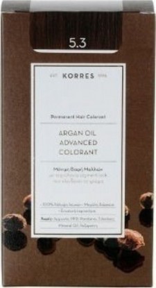 KORRES - Argan Oil Advanced Colorant Βαφή Μαλλιών 5.3 Χρυσό Μελί 50ml