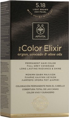 APIVITA - My Color Elixir No5.18 Καστανό Ανοιχτό - Σαντρέ Περλέ 125ml