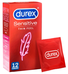 DUREX - Sensitive  Προφυλακτικά Πολύ Λεπτά 12τμχ