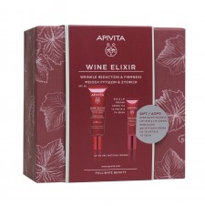 APIVITA - PROMO Wine Elixir Wrinkle Firmness Lift Day Cream SPF30 Κρέμα Ημέρα Για Αποχρωματισμό Πανάδων 40ml - ΔΩΡΟ Eye Lip Cream Αντιρυτιδική Κρέμα Lifting για τα Μάτια - Χείλη 15ml