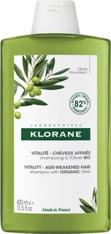 KLORANE - Anti-Age Shampoo With Bio Olivier Σαμπουάν Πυκνότητας με Βιολογική Ελιά Για Λεπτά Μαλλιά 400ml