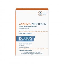 DUCRAY - Anacaps Progressiv Συμπλήρωμα Διατροφής για Μαλλιά, 30caps
