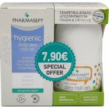PHARMASEPT - Hygienic Deo Mild Roll-On 24h 50ml & Kid Care Extra Mild Deo Roll-On 50ml