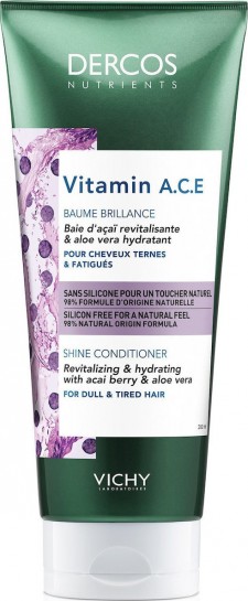 VICHY - Dercos Nutrients Vitamin A.C.E Κρέμα Μαλλιών 200ml