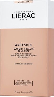 LIERAC - Arkeskin Confort & Beaute De La Peau Συμπλήρωμα Διατροφής Διπλής Δράσης για Όμορφη Επιδερμίδα και Ευεξία 60 Κάψουλες