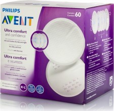 AVENT -  Ultra Comfort Επιθέματα Στήθους Μίας Χρήσης 60 τμχ