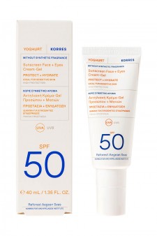 KORRES - Yoghurt Sunscreen Face - Eyes Cream SPF50 Αντηλιακή Κρέμα Gel Προσώπου - Ματιών 40ml