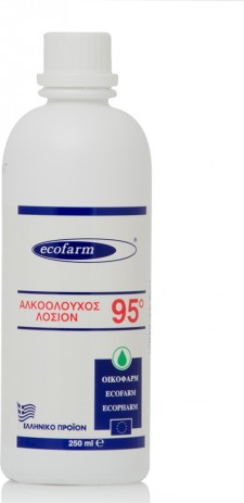 ECOFARM - Αλκοολούχος Λοσιόν 95˚ 250ml