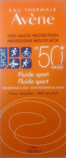 AVENE - Fluide Sport Αντηλιακό Για Πρόσωπο Και Σώμα SPF50+ 100ml