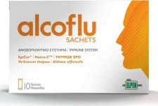 ALCOFLU - Συμπλήρωμα Διατροφής Για Την Ενίσχυση Του Ανοσοποιητικού Συστήματος 10 Φακελίσκοι