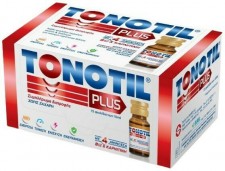 TONOTIL PLUS - Συμπλήρωμα Διατροφής με 4 Αμινοξέα B12 +& Καρνιτίνη 15x10ml