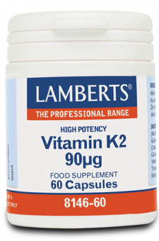 LAMBERTS - Vitamin K2 90μg Συμπλήρωμα Βιταμίνης K2, 60caps