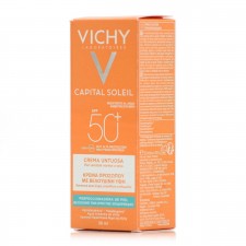 VICHY - Ideal Soleil Velvety Cream SPF50+ Αντηλιακή Κρέμα Προσώπου Με Βελούδινη Υφή 50ml