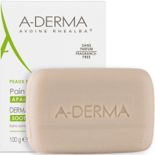 A-DERMA - Les Indispensables Dermatological Bar Σαπούνι Καθαρισμού Σε Στερεά Μορφή Για Ευαίσθητες Επιδερμίδες 100gr